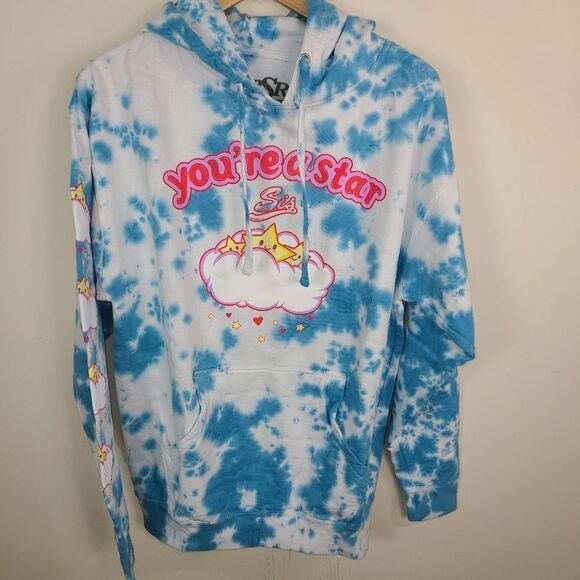 BSR By Samii Ryan "You're a Star Sis" Tie Dye Hoodie - Picture 1 of 9
